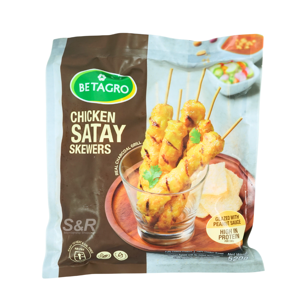 Betagro Chicken Satay Skewers 520g